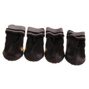 Dogs Shoes Pack Of 4Pcs Black M