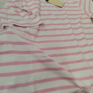 Buda Jeans Co White And Pink Line T Shirt For Men Size L