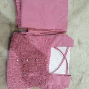 Kids Girl Dress Pink Colour Size 5 To 6 Year