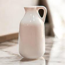 White Ceramic Bottle Shape Vase