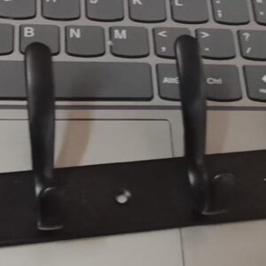 Towel Hanger Black Colour Pack Of 2