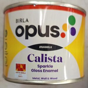 Birla Opus Calista Sparkle Paint Colour Sge Black 200 Ml Pack Of 7