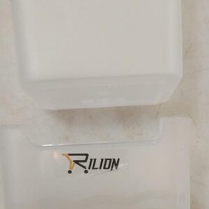 White Plastic Refrigerator Organizer Container Pack Of 6