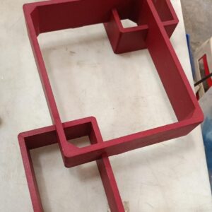 Premium Quality Modern Stylish Wall Shelves For Home Office Colour Red