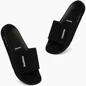 Chupps Men Black Color Slipper Size 6