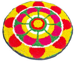 Handloom Stylish Home Rangoli Door Mat With Nonslipfloor Matliving Matbath Matpooja Room Mathall Matcarpetrug