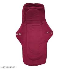 Pack Of 4Reusable Cloth Period Pads Sanitary Pads .washable Cloth Panty Liners Period Pads