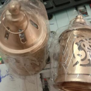 Brass Moroccan Candle Hanging Lantern Lights 2Pcs