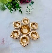 Metal Flower Decorative Bowl Set Of 2