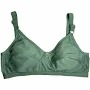 Womens Cotton Bra Green Size 30