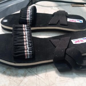 Womens Stylish Trendy Wedges Sandal Black Size 5 Black