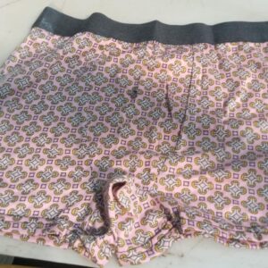 Pink Printed Brief For Men Size M