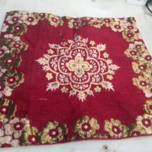 Maroon Printed Cushion Cover Pack Of 5