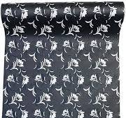 Pvc Black Printed Anti Slip Waterproof Mat 500X45Cm