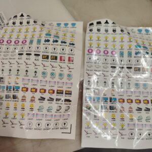 Switch Board Stickers For Home And Office 300Pcs