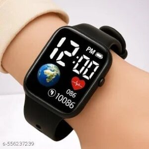 Black Color Kids Led Watch