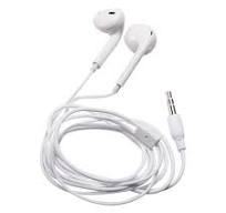 White Wired Inear Headphones Pack Of 3