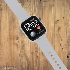 Grey Digital Watch Ded Display Pack Of 2