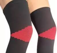 Knee Caps For Men Black And Red Colour