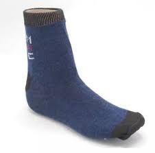 Mens Cotton Anklelength Sports Socks Blue Colour
