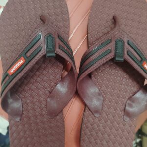 Poddar Fancy Slippers For Men Maroon Size 8