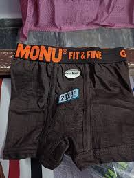 Men Kids Boys Cotton Brown Color Underwear Size 26