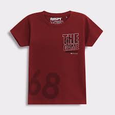 Raspy Boys Graphic Print Pure Cotton Regular T Shirt Size 11To12 Years