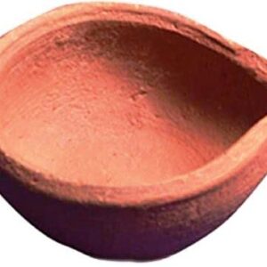 Natural Clay Traditional Diwali Ke Diya Earthen Clay Diyas For Pooja Set Of 6