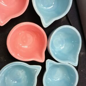 Bhumi Ceramics Diwali Diya For Home Decoration Pack Of 6