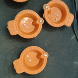 Fashion Water Sensor Diya Set Decorative Diya Led Lights Ediya I Battery Operated Plastic 5Pc