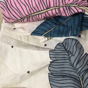 Pure Cotton Off White Printed 2 Pillow Cover