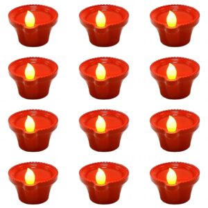 Water Sensor Led Diya Pack Of 12