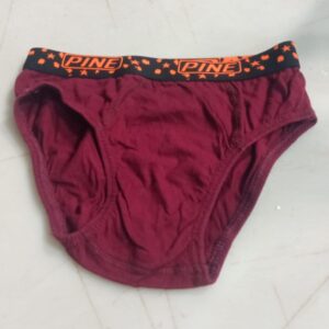 Boys Maroon V Shape Brief Size 11 To 12 Y