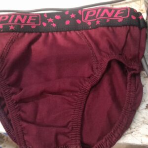 Womens Cotton Underwear Size S Maroon