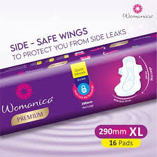 Womanica Sanitary Pads Xl 16 Pads