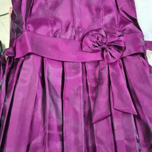 Women Fancy Wine Frock Size 34