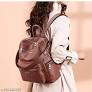 Women Backpack Brown Colour