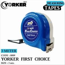 Yorker 16 Mm Steel Measuring Tapes 5 M Blue16 Mm Steel Measuring Tapes 5 M Blue
