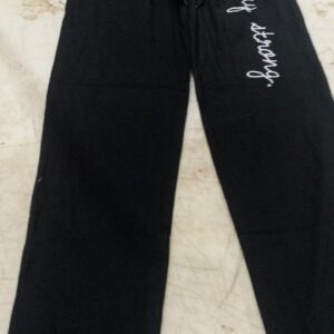 Women Track Pant Black Colour Size L