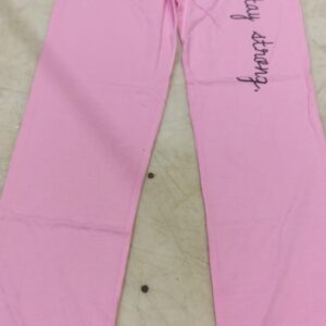 Women Track Pant Pink Colour Size L