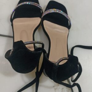 Women Heel Sandal Black Colour Size 7