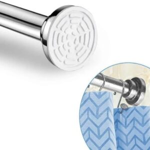 No Drill Ss Curtain Rod Expandable 41 To 67 Inches