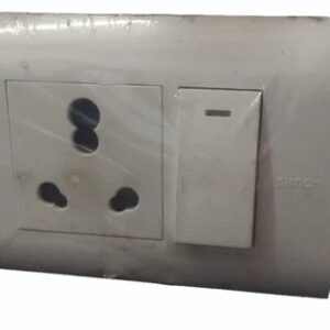 16A Simon Modular Switch Socket Board White