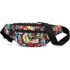 World Star Polyester Waist Travel Handy Money Phone Belt Sport Bag Multi Colour