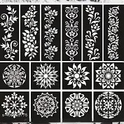 Mehndi Stencil Designer Tattoo Set