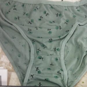 Green Color Printed Women Panty Size L
