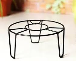 Indoor Outdoor Plant Stand. Flower Pot Stand Height 10 Cm Diameter 26 Cm.4 Pc Plant Container Set Pack Of 2