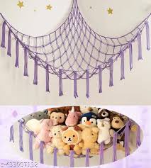 Stuffed Animal Toy Hammock Girls Room Decoration Plush Toy Hanging Storage Net