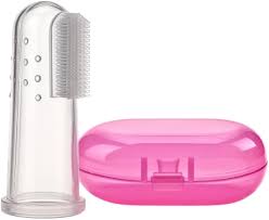 Pink Colour Baby Finger Brush