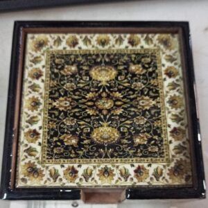 Tea Coaster Set For Serving Chai Printed 10X10Cm 6Pcs